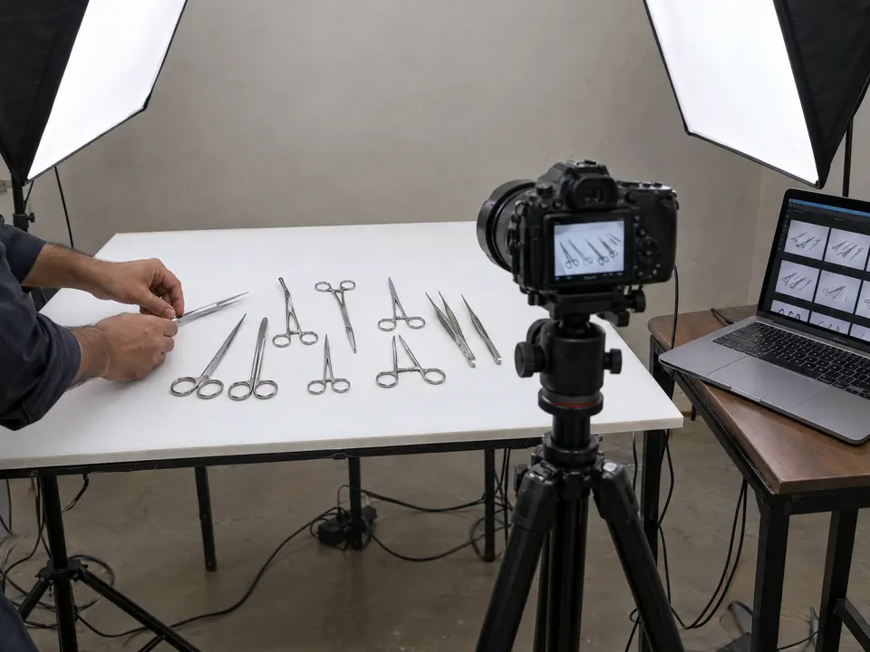 Digital & Marketing Services in a Sialkot surgical instrument workshop