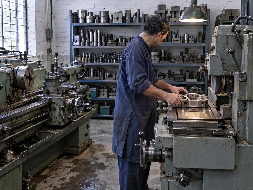 Machinery, Tooling and Equipment in a Sialkot surgical instrument workshop